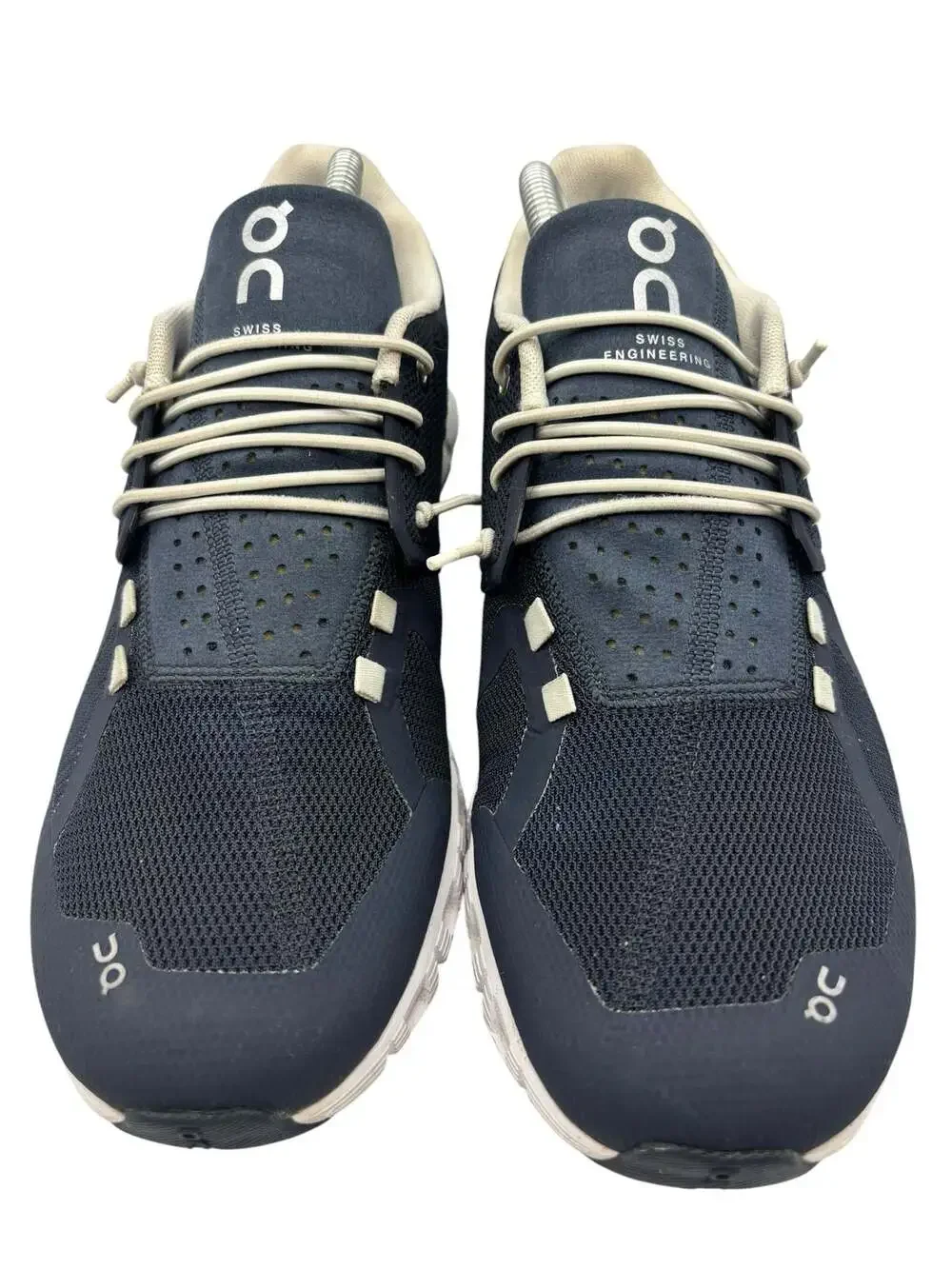On Cloud Men's Athletic Running Shoes in Navy/White